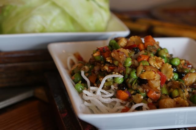 Chicken Lettuce Wraps.