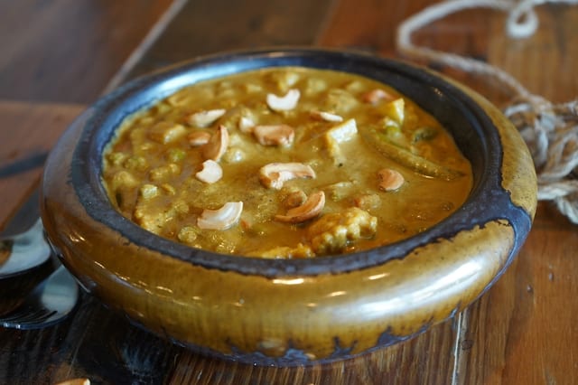Veg Korma (Indian lunch).