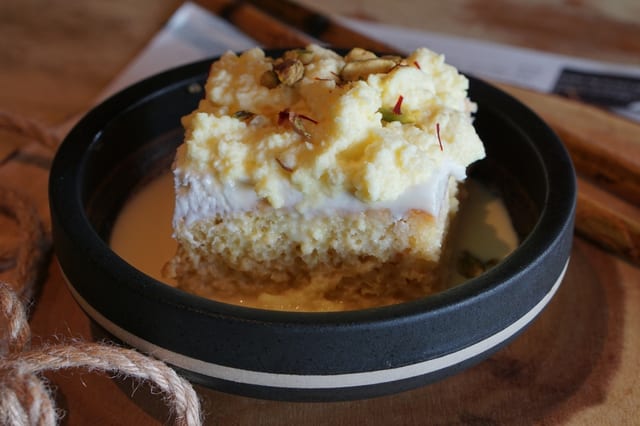Rasmalai Tres Leches.