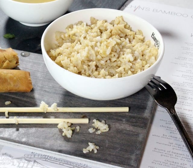 Steamed Rice.