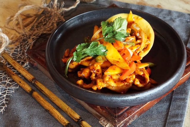 Spicy Mango Chicken.