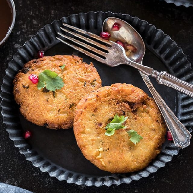 Corn Aloo Tikki.