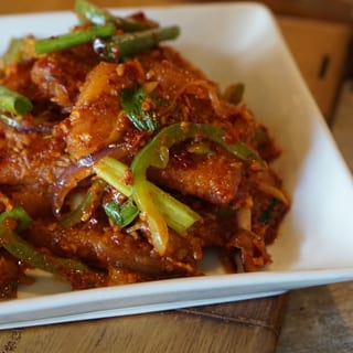 Pan Fried Chili Paneer