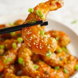 Chili Honey Shrimp Lunch