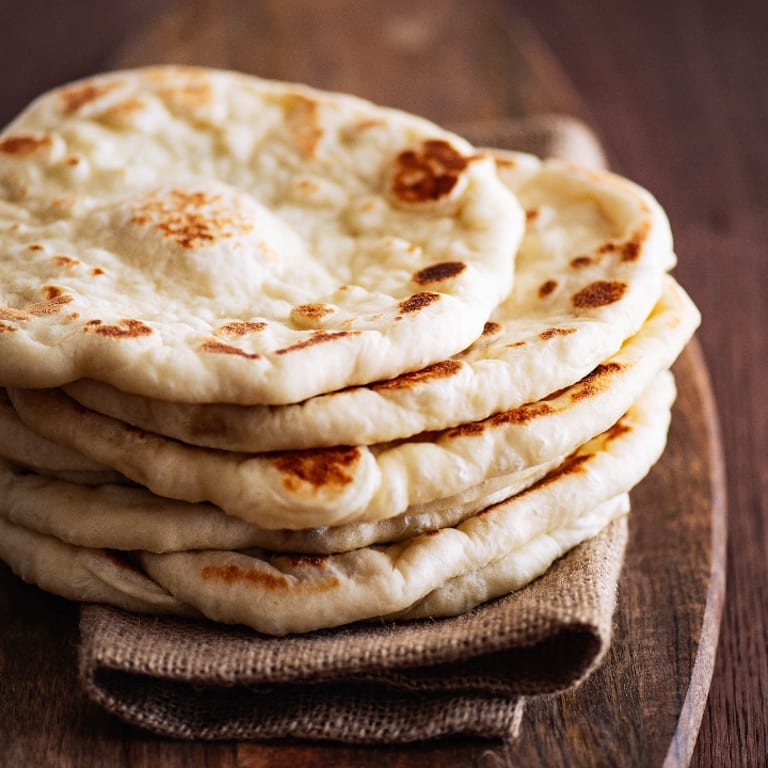 Savor our fresh naan