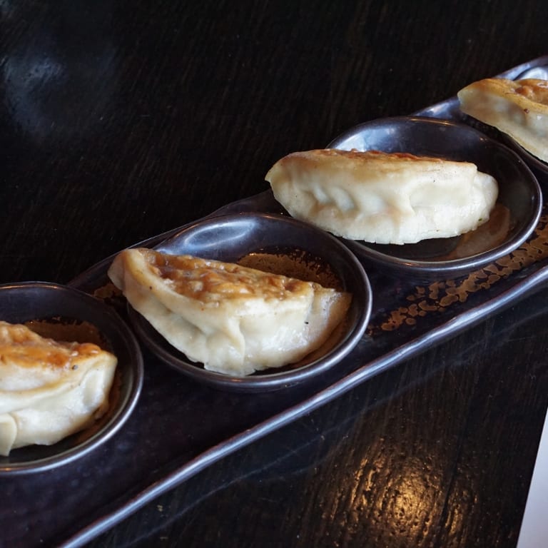 Savor our pot stickers