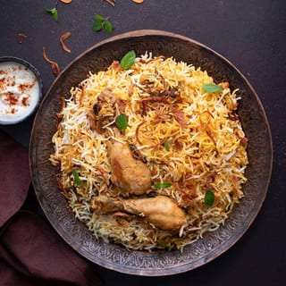 Chicken Hyderabadi Biryani (bone-in)