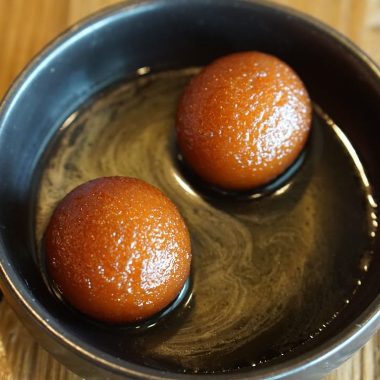 Indulge in our gulab jamun
