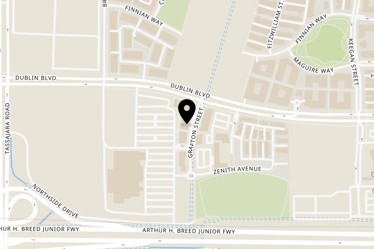 Map showing the location of Inchin's Bamboo Garden Dublin on 4100 Grafton St in Dublin